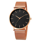 Minimalist Men Fashion Ultra-Thin Watches Simple Men Business Stainless Steel Mesh Belt Quartz Watch Relogio Masculino