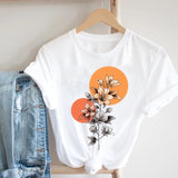 Women Casual Cartoon Cute Printing Funny Spring Summer 90s Ladies Fashion Clothes Print Tee Top Tshirt Female Graphic T-shirt