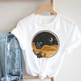 Women Casual Cartoon Cute Printing Funny Spring Summer 90s Ladies Fashion Clothes Print Tee Top Tshirt Female Graphic T-shirt