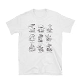 Vintage Fashion Mushroom Print Oversized T Shirt - modify products 511