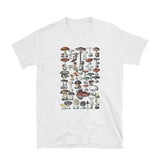 Vintage Fashion Mushroom Print Oversized T Shirt - modify products 511